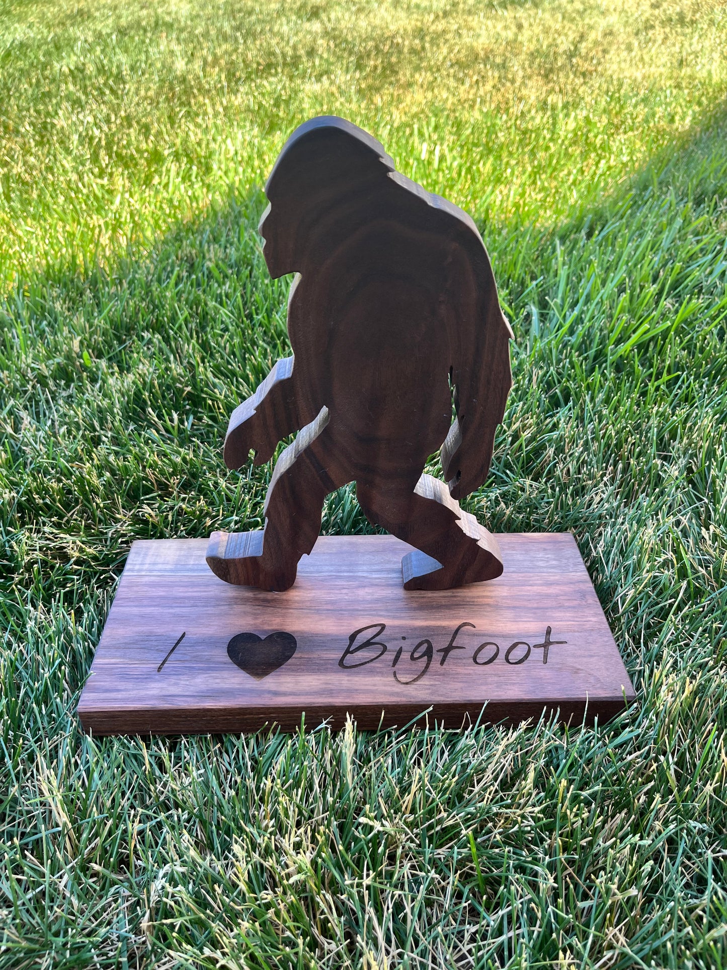 I Love Bigfoot Sign