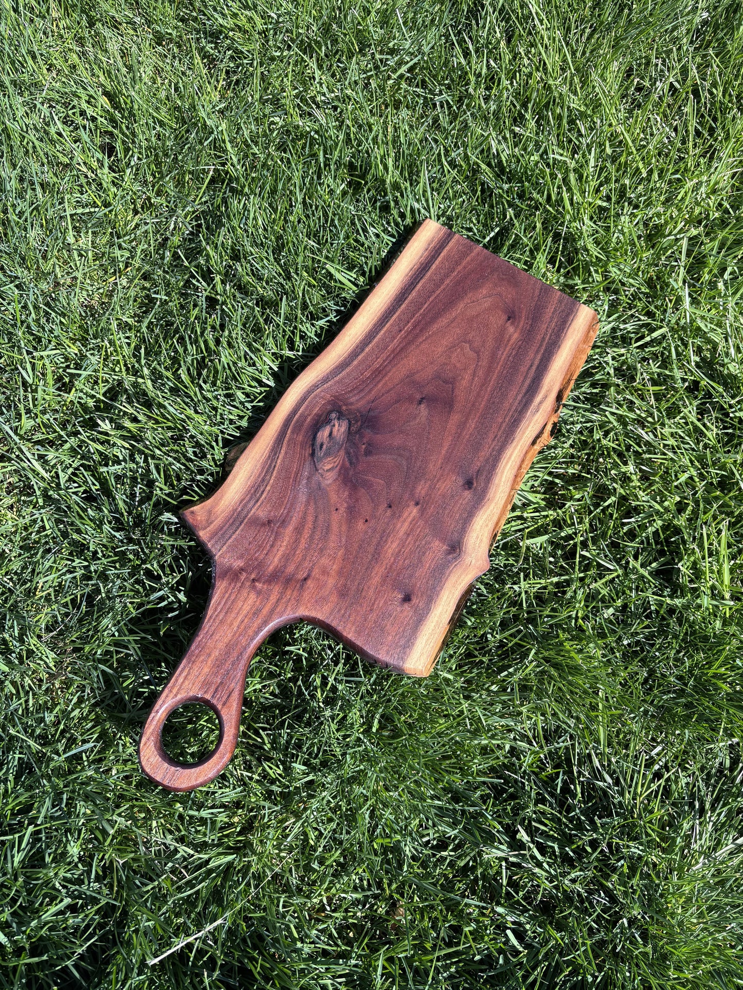 Live Edge - Black Walnut Charcuterie Board