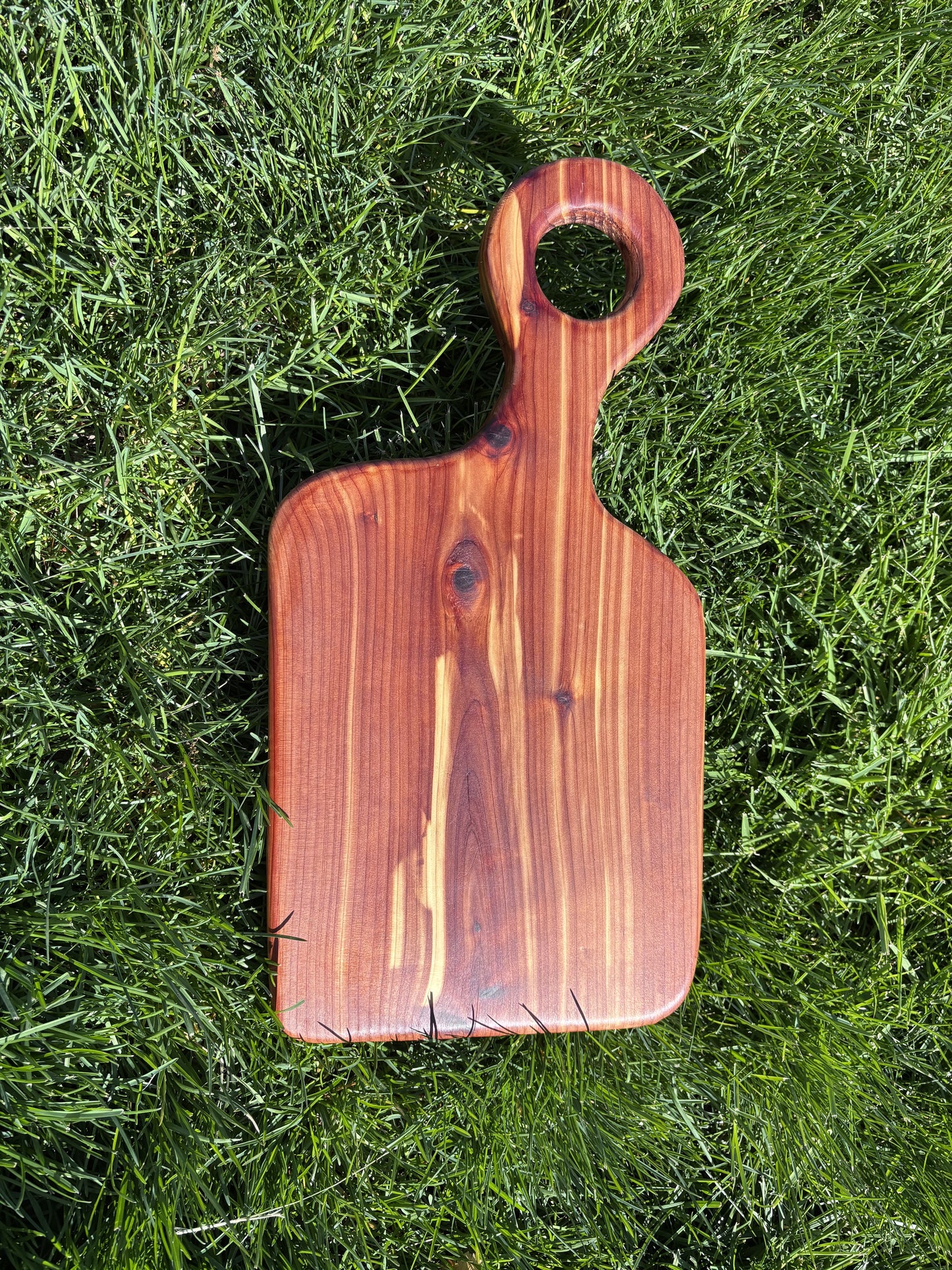 Cedar Charcuterie Board with Handle